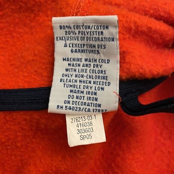 Old Navy Orange Y2K New York 1985 Tri County Intramural Hoodie Men's Size XXL 2X - Picture 9 of 10
